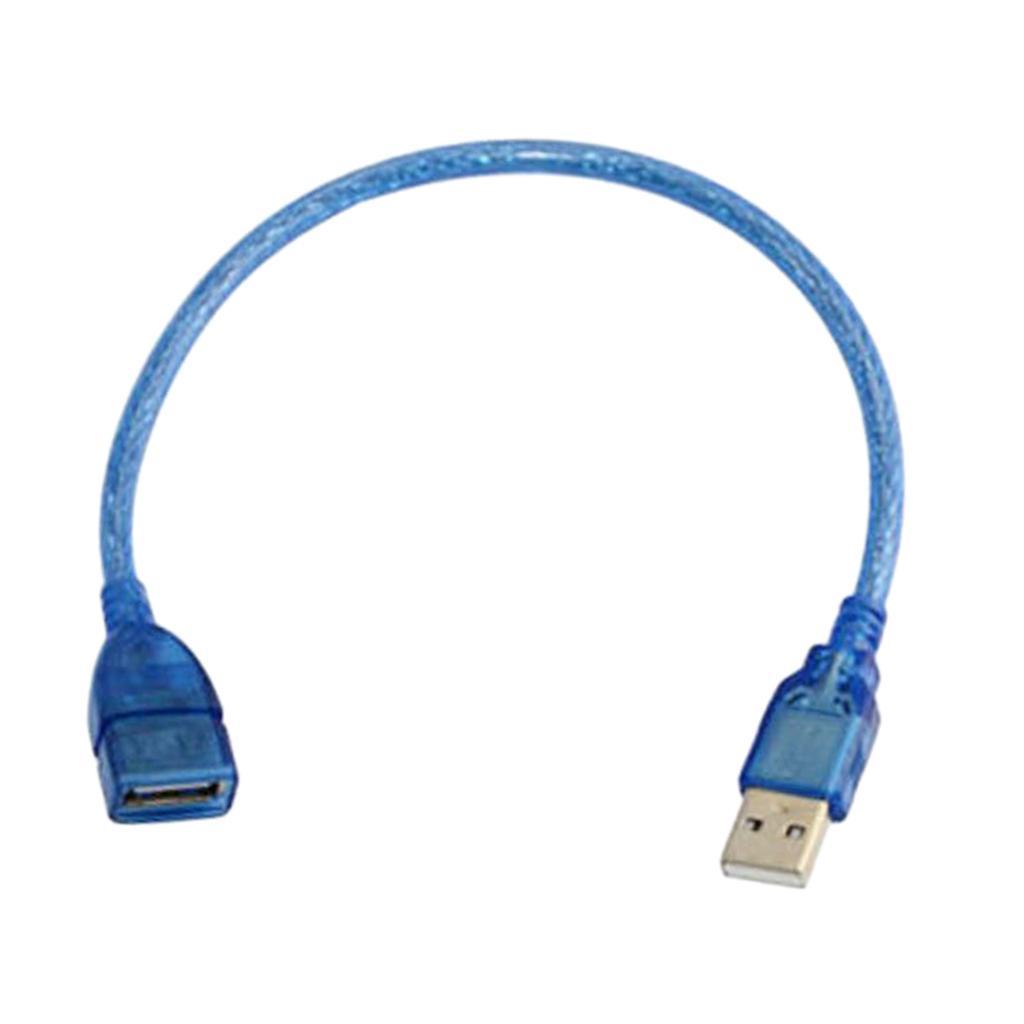 High Speed USB 2.0 Extension Cable Transparent Male To Female Cord