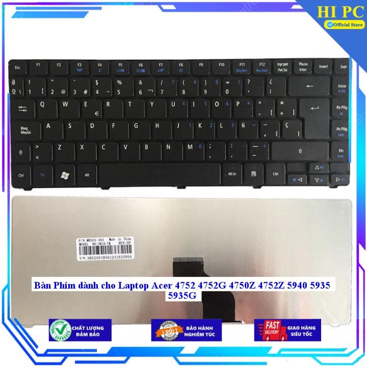 Bàn Phím dành cho Laptop Acer 4752 4752G 4750Z 4752Z 5940 5935 5935G - Hàng Nhập Khẩu