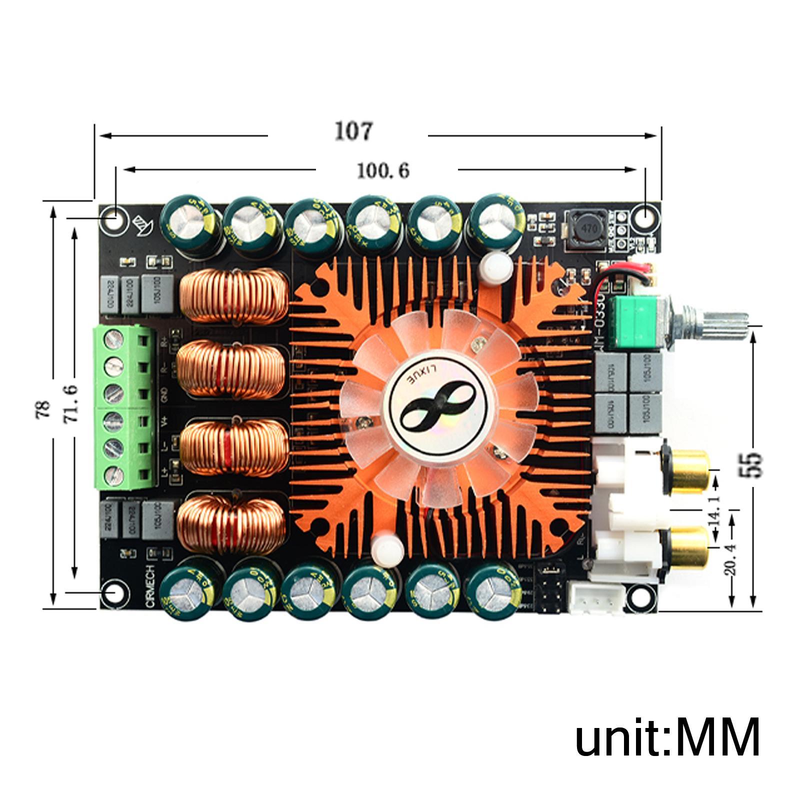 TDA7498E Audio Power  Board Btl Module for Computer Vehicle Car