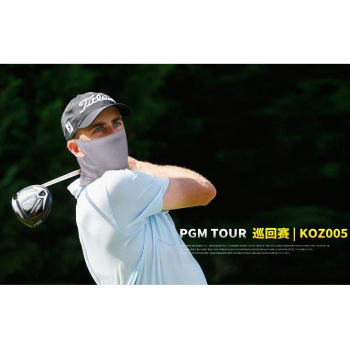 Khẩu trang golf - khẩu trang chống nắng nam nữ PGM thoáng khí thấm hút mồ hôi tốt KT002