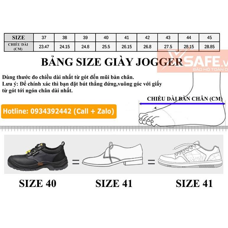 Giày bảo hộ lao động nam Jogger Aura S3 ESD SRC da bò cao cấp, cấu tạo phi kim, chống trượt, chống tính điện ESD