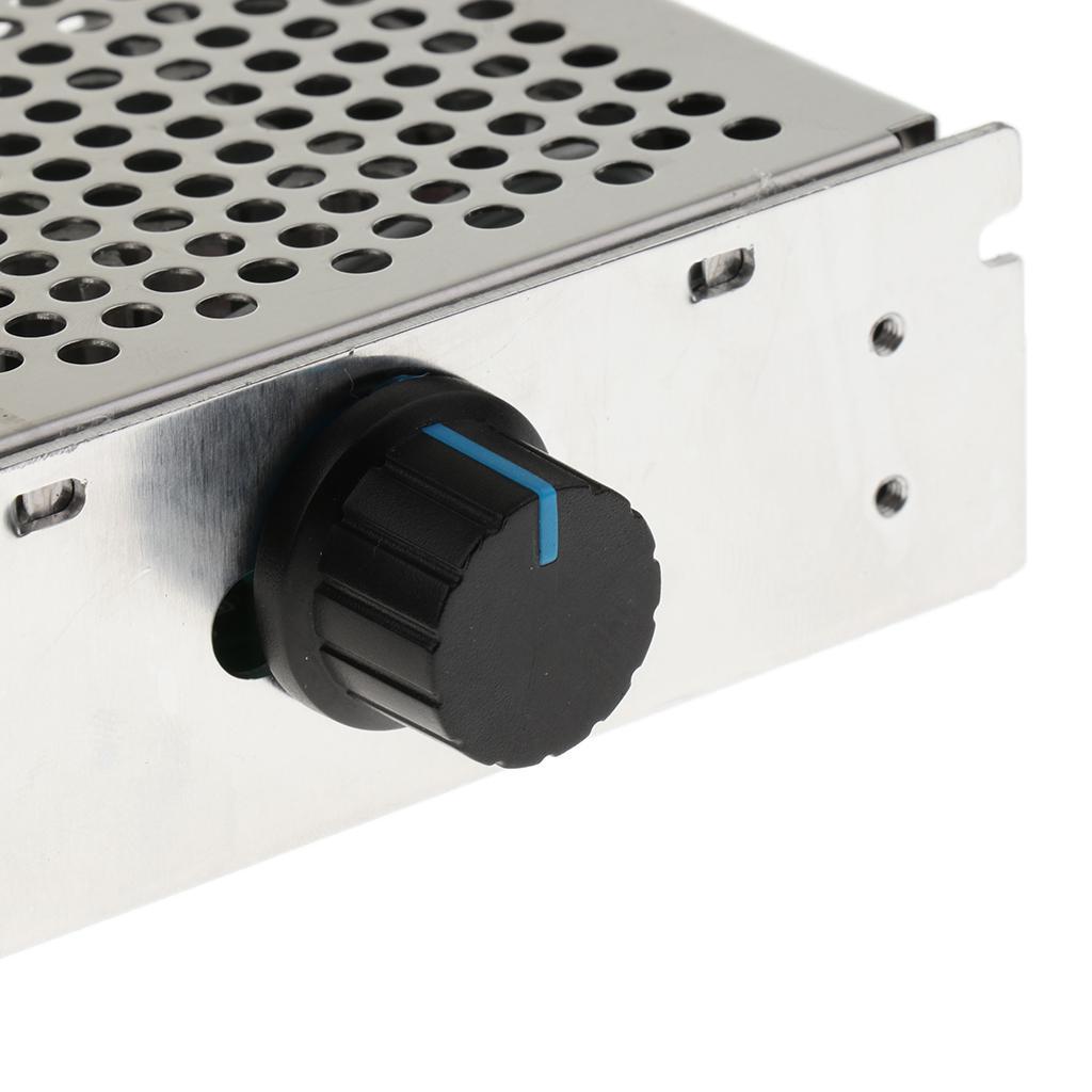 DC Motor Speed Governor Reverse Switch PWM Adjustable 12V-50V Aluminum