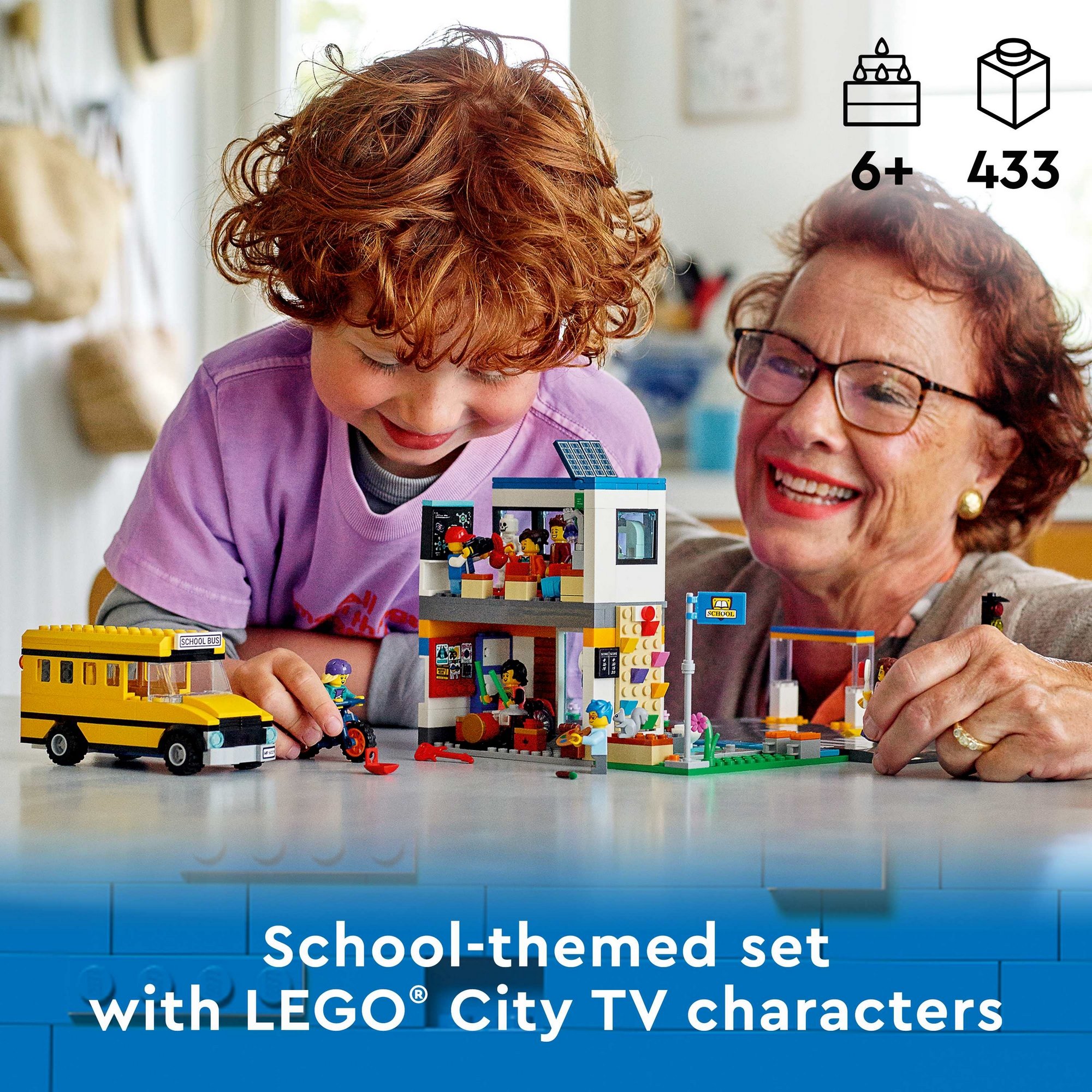 LEGO City 60329 Trường học thành phố City (433 chi tiết)