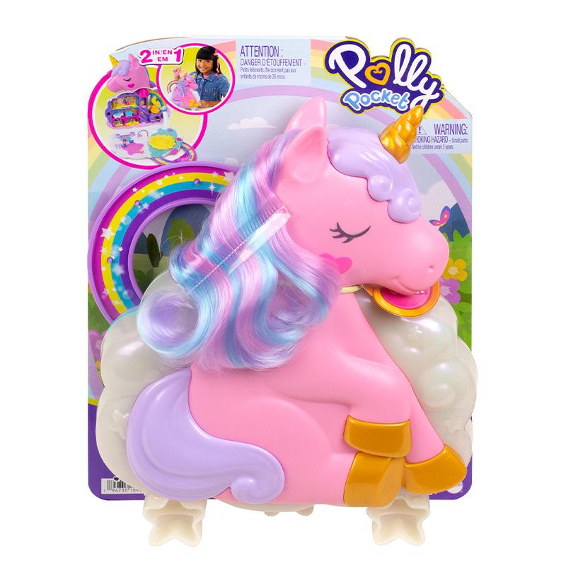 Đồ Chơi POLLY POCKET Và Tiệm Làm Tóc Kỳ Lân Unicorn HKV51