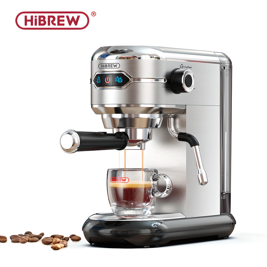 Máy pha cà phê espresso bán tự động thương hiệu Mỹ HiBREW H11 - Hàng Nhập Khẩu