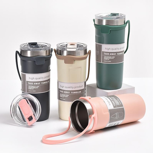 Ly giữ nhiệt kèm quai xách 710ml mang đi du lịch-HT