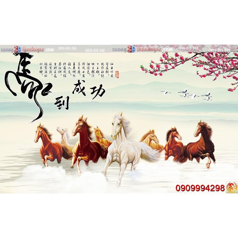 TRANH MÃ ĐÁO THÀNH CÔNG - TRANH DÁN TƯỜNG TÀI LỘC