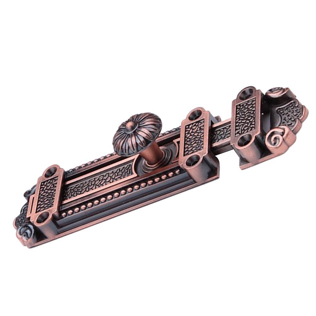 2x 5-Inch Slide Latch Lock Door Security Door Latch Sliding Lock - 24 Screws