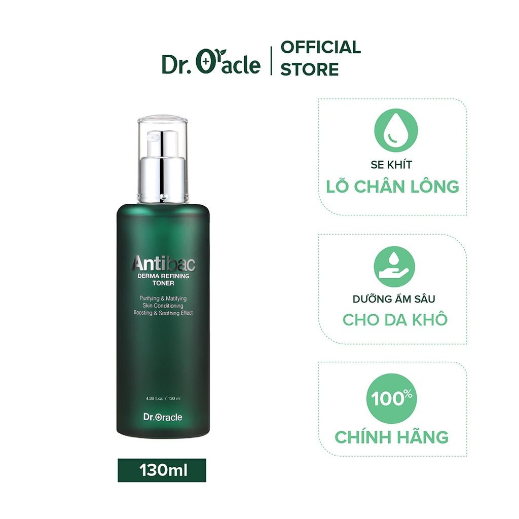 Nước Hoa Hồng DR.ORACLE Derma Refining Toner 130ml - Dưỡng Ẩm Se Khít Lỗ Chân Lông &amp;amp; Kiểm Soát Bã Nhờn