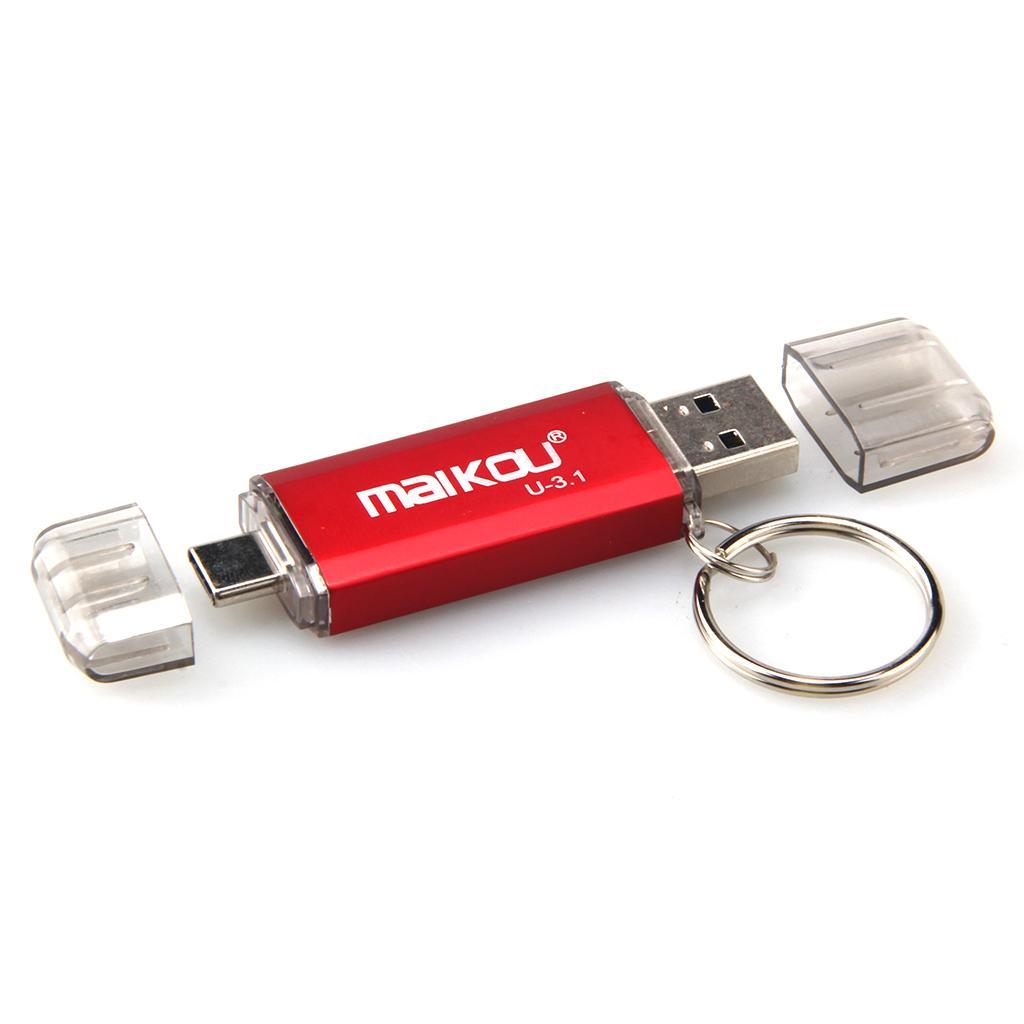 2 in 1 USB 3.0+ Type C OTG Flash Drive Memory Stick High Speed