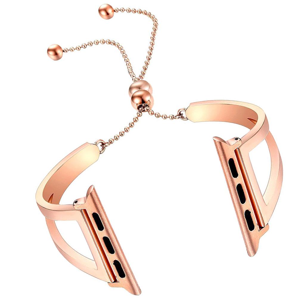 Stainless Steel Wristband Bangle Cuff For iWatch Series 1/2/3 42mm