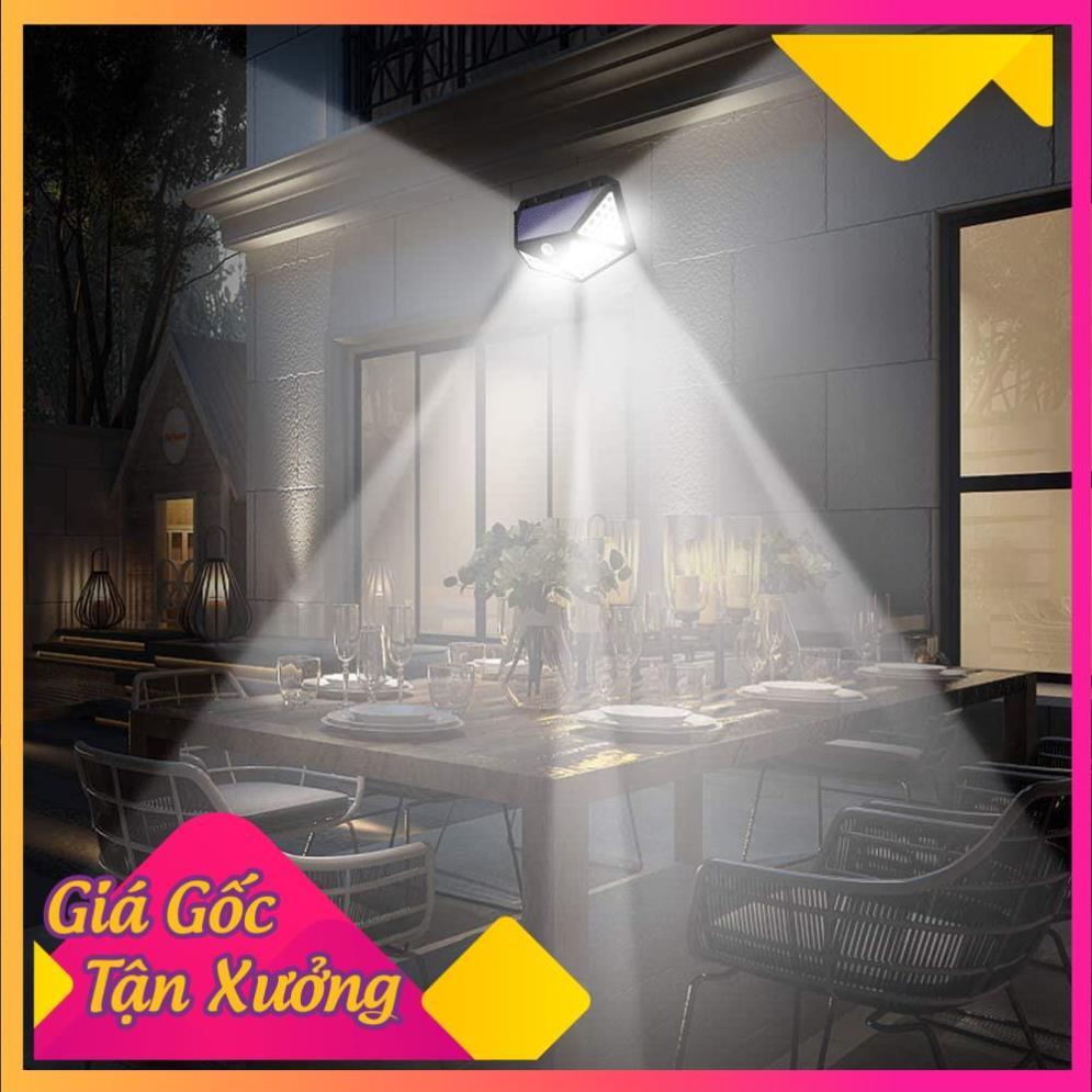 Đèn Cảm Ứng Năng Lượng Mặt Trời Sạc Pin 100 Led SH-100 TP'S
