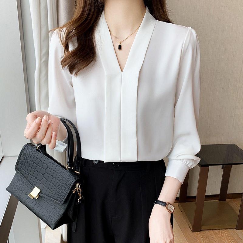 Áo Sơ Mi Nữ Cổ V MSA03