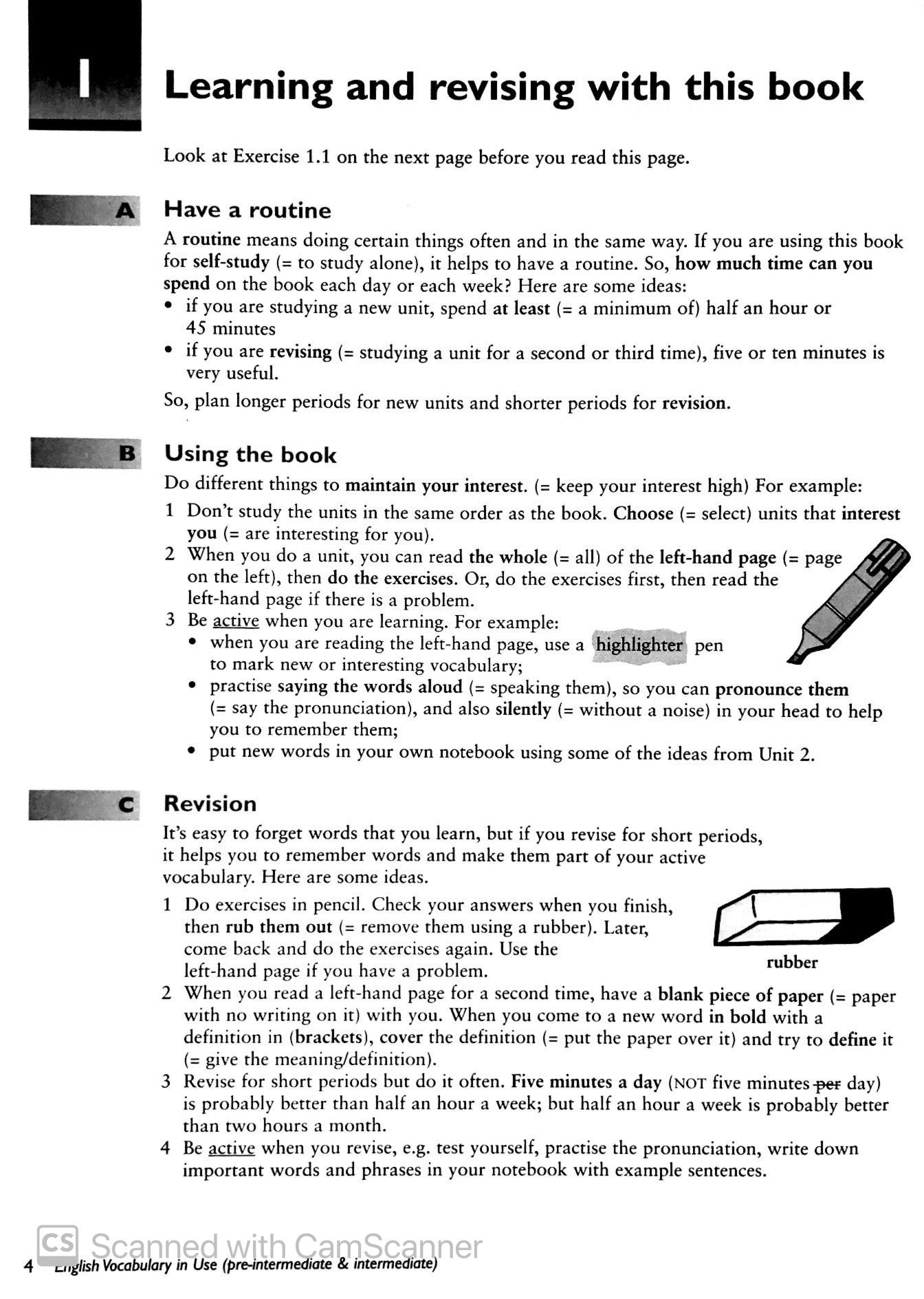 English Vocabulary In Use - Pre-intermediate & Intermediate
