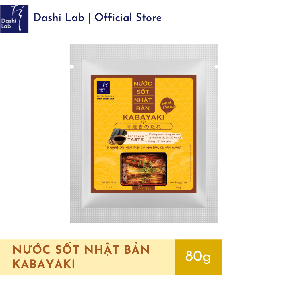 Nước Sốt Kabayaki Nhật Bản - Dashi Lab - 80g/gói