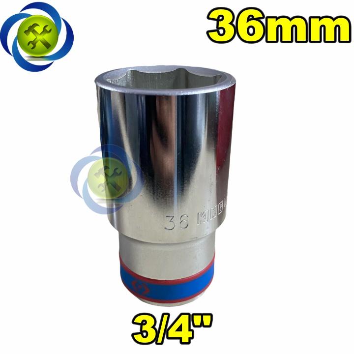 Tuýp 36mm loại 3/4 dài màu trắng 6 cạnh Kingtony 623536M