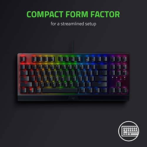 Bàn phím Razer Blackwidow V3 Tenkeyless-Mechanical-US Layout-Yellow Switch_Hàng chính hãng