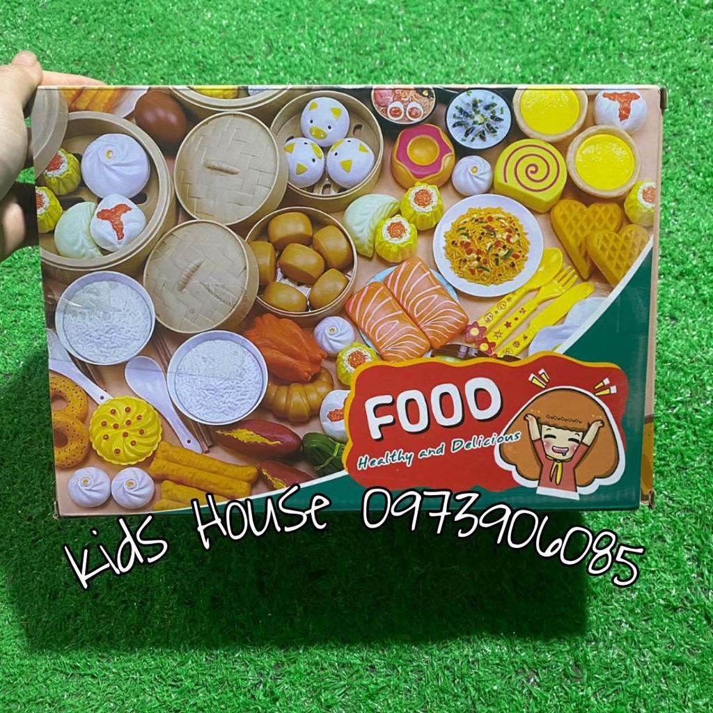 Bộ đồ chơi nấu ăn 60 chi tiết cho bé yêu - đồ chơi thông minh cho bé