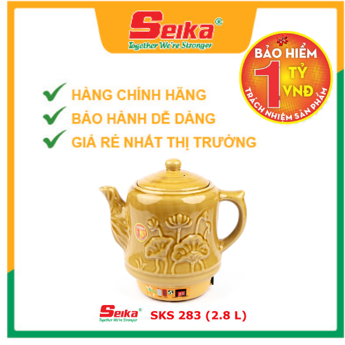 Ấm Sắc Thuốc Seika 2.8L - SKS283 - Hàng chính hãng