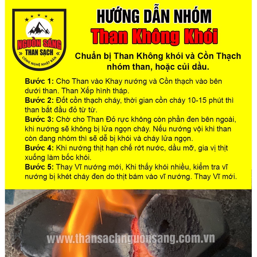 10kg than mùn cưa loại 2 không khói, thùng xuất khẩu