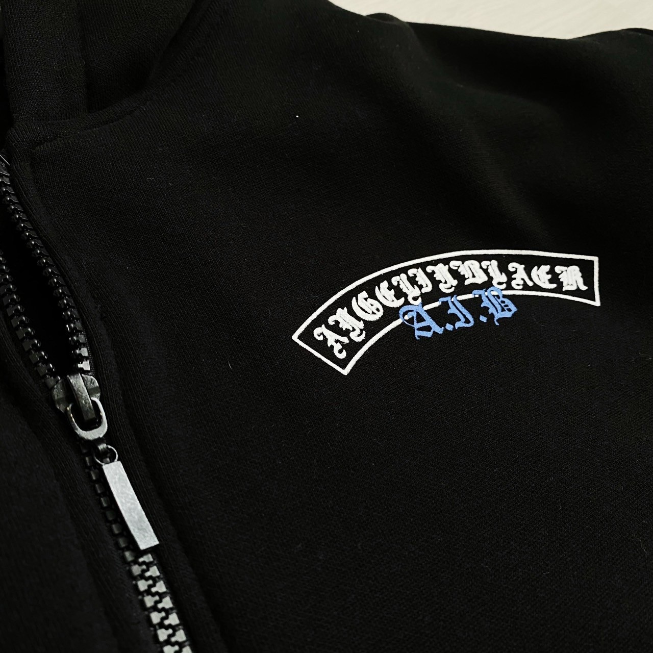 Áo Hoodie Zip Dáng Rộng- Khoác Nỉ In Chữ la tinh Tay bo gấu Form Rộng Mũ 2 Lớp Phong Cách Ullzang