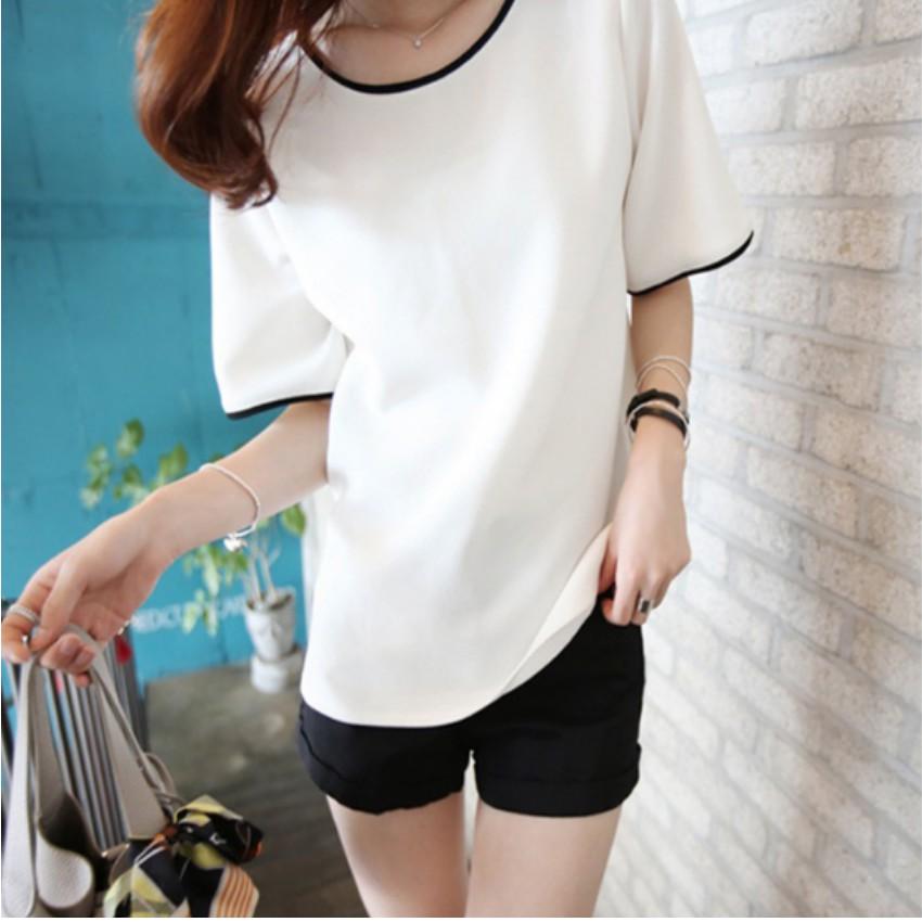Áo thun nữ ngắn tay phong cách Hàn Quốc 206352