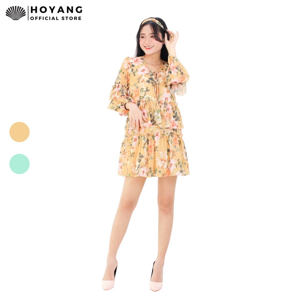 Đầm Voan Tay Dài Xinh Xắn HOYANG DHY34