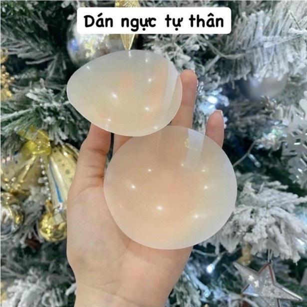M49. Miếng dán ngực tự thân cao cấp, áo dán ngực silicon dán ti thay thế áo ngực không dây siêu hot
