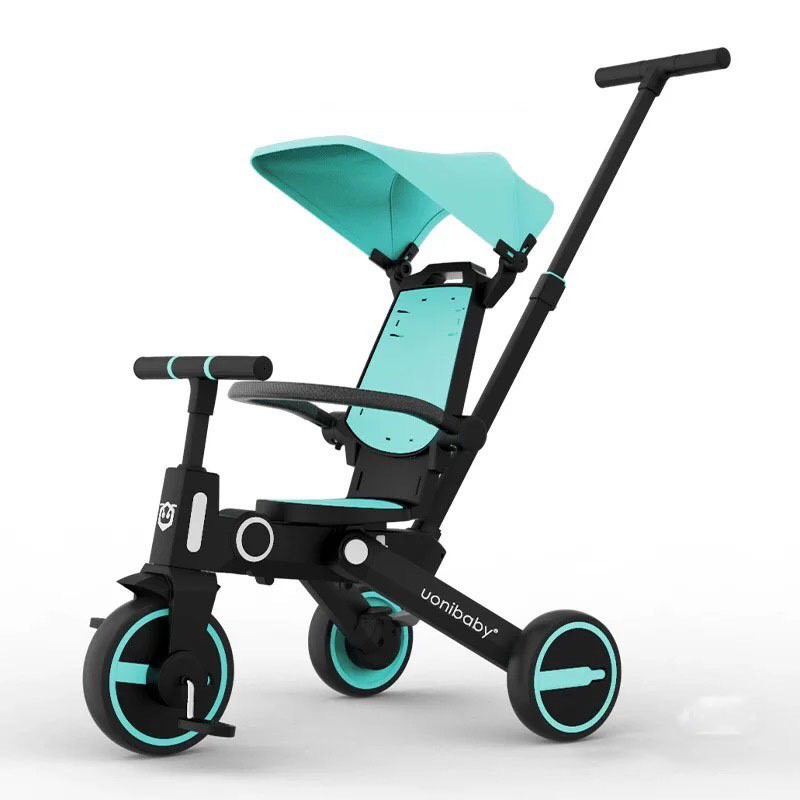 Xe Đẩy Trẻ Em 2 Chiều UoniBaby SL-168 Gập Gọn Thông Minh Kết Hợp Xe Đạp Trẻ Em 3 Bánh