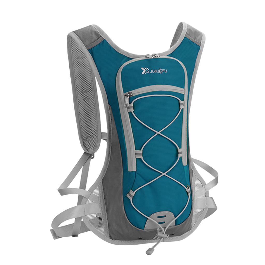 2L Water Backpack Hydration Pack Camping Water Bladder Bag Pouch Made of Waterproof Nylon for Outdoor Sports