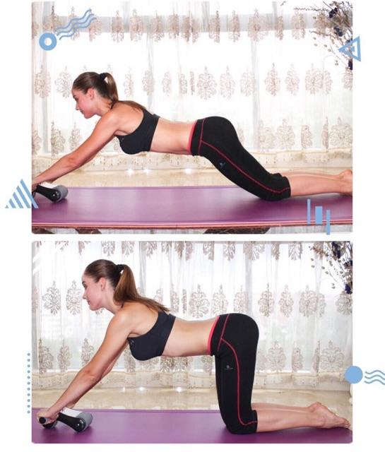 Con Lăn Tập Bụng 4 Bánh Cao Cấp -LYLY SPORTS