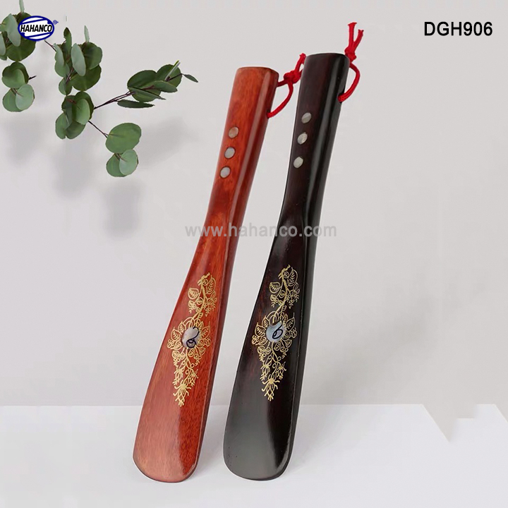 Đón gót giày gỗ tự nhiên nguyên khối - Dài 22cm (DGH906) Cho giày Nam &amp; Nữ