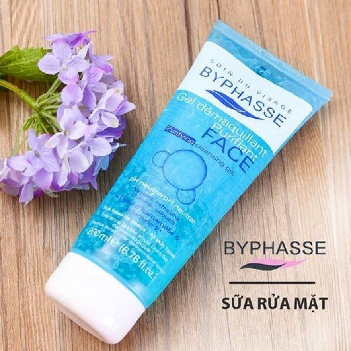 Sữa rửa mặt tẩy tế bào chết Dạng Gel Byphasse 200ml