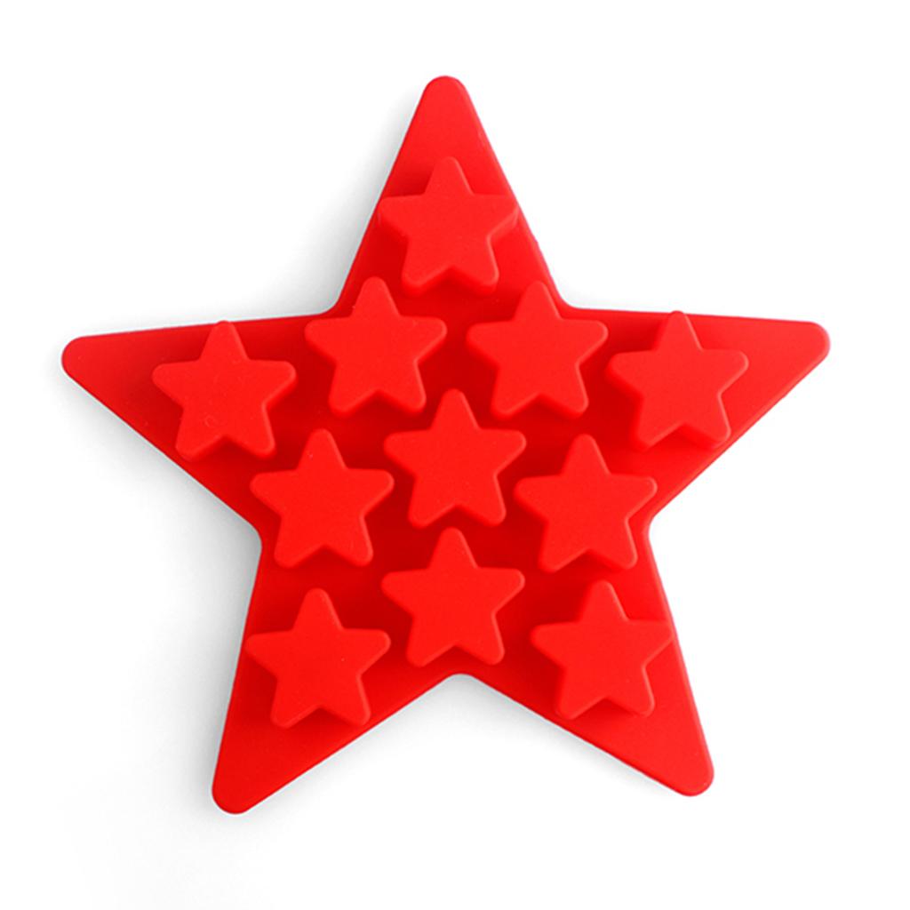 Star Heart Silicone Mould Mold Chocolate Candy Gummy Maker Ice Jelly Tray