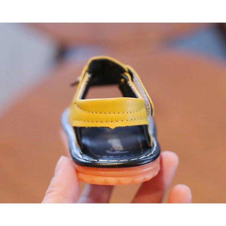 (665) Giày tập đi - Dép sandal cho bé - Đế chống trơn, Phát Tiếng Kêu -Hàng Quảng Châu Cao Cấp