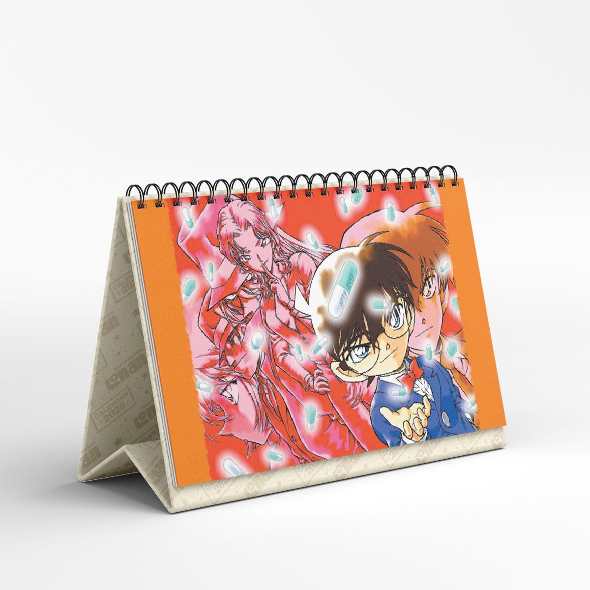Lịch Để Bàn Thám Tử Lừng Danh Conan 2025 - Tặng Kèm Set Bookmark Ivory