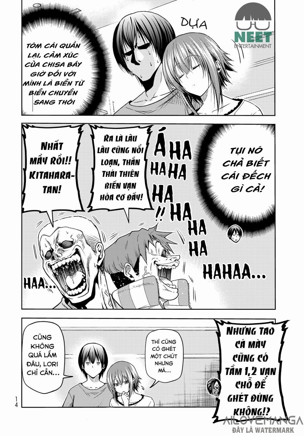 cô gái thích lặn - grand blue chapter 74 10