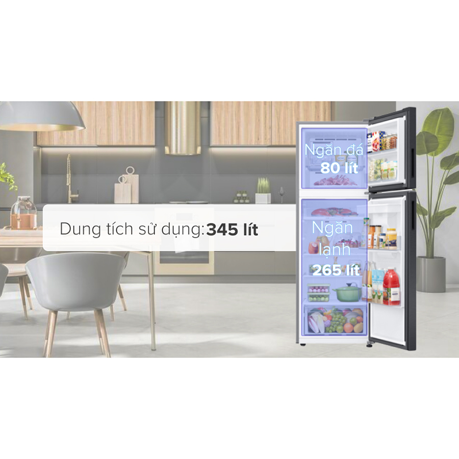 Tủ lạnh Samsung Inverter 345 lít RT35CG5544B1SV chỉ giao HCM