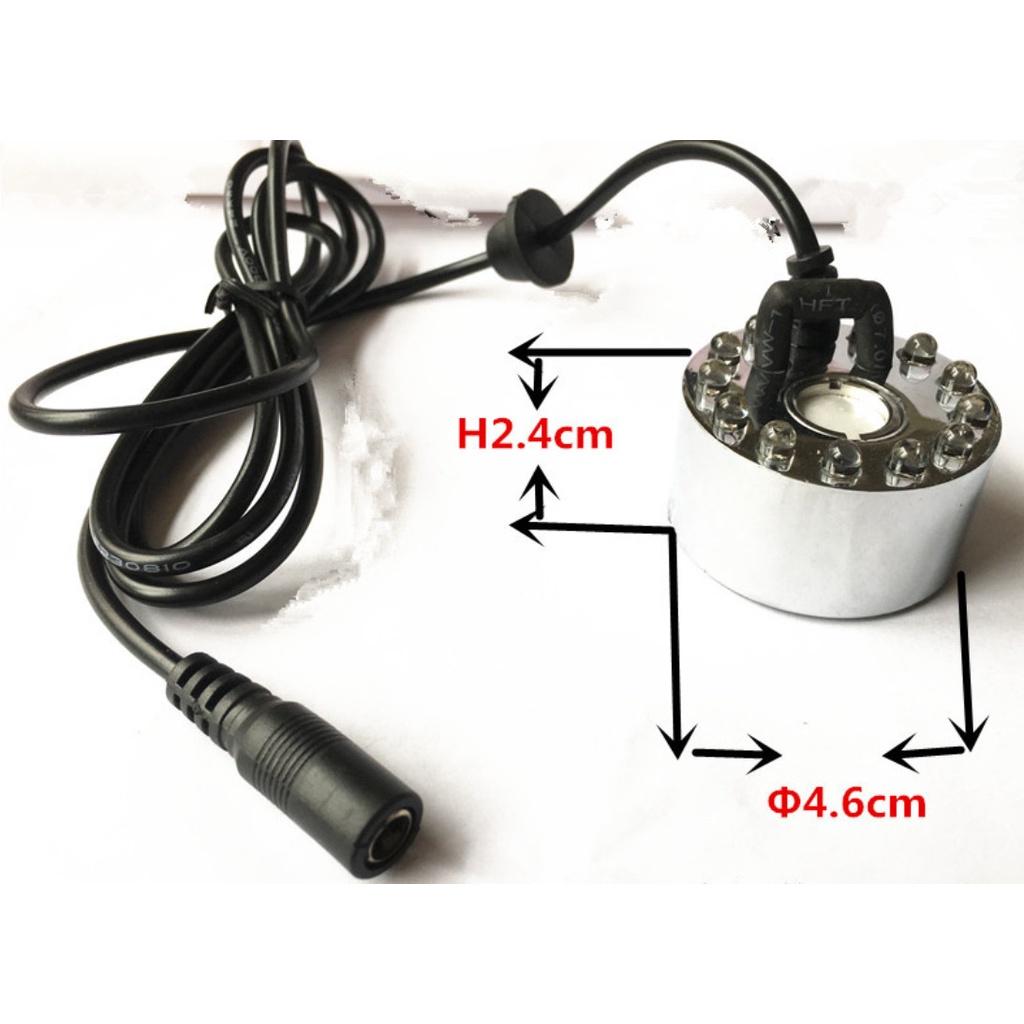 Động Cơ Phun Sương MP-20 16W 500ml/h Full 12 LED 7 màu