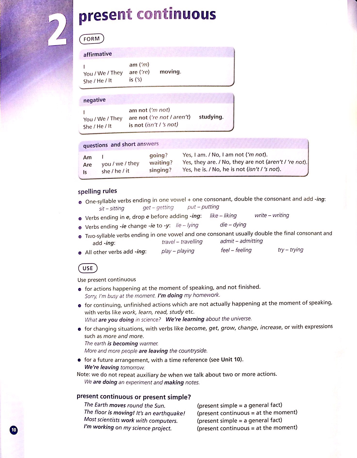 MML English Grammar in Context - Int W/key