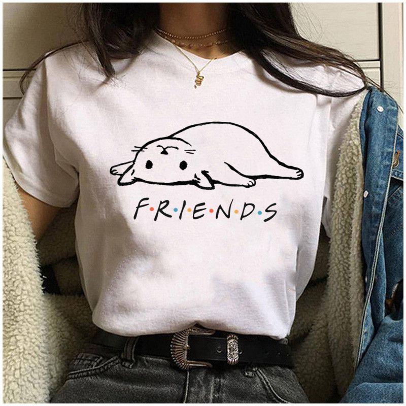 Áo phông Friends Mèo Lười Đơn Giản