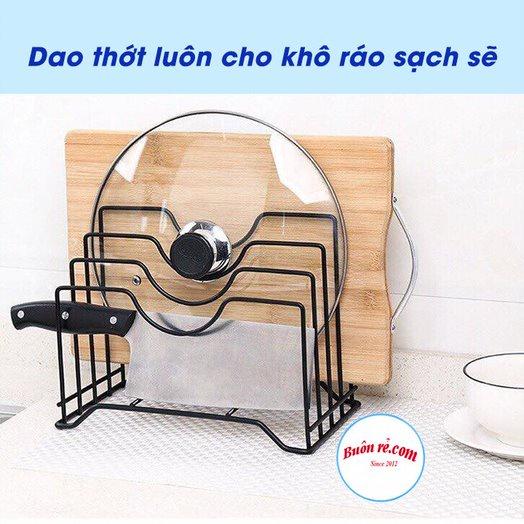 Kệ để nắp nồi, gác dao thớt đa năng – 01336 Buôn rẻ