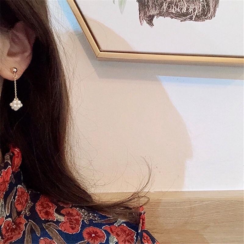 Khuyên tai ngọc trai nhân tạo tiểu thư