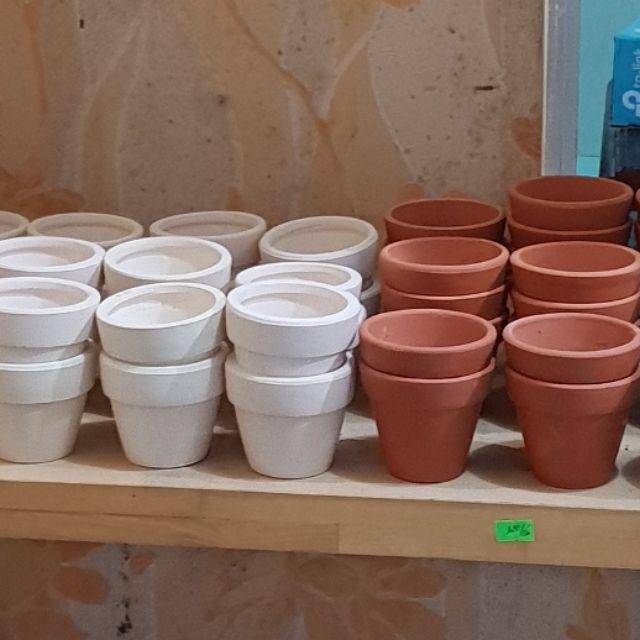 Chậu đất nung - KT: 7 x 7 cm loại dày tốt
