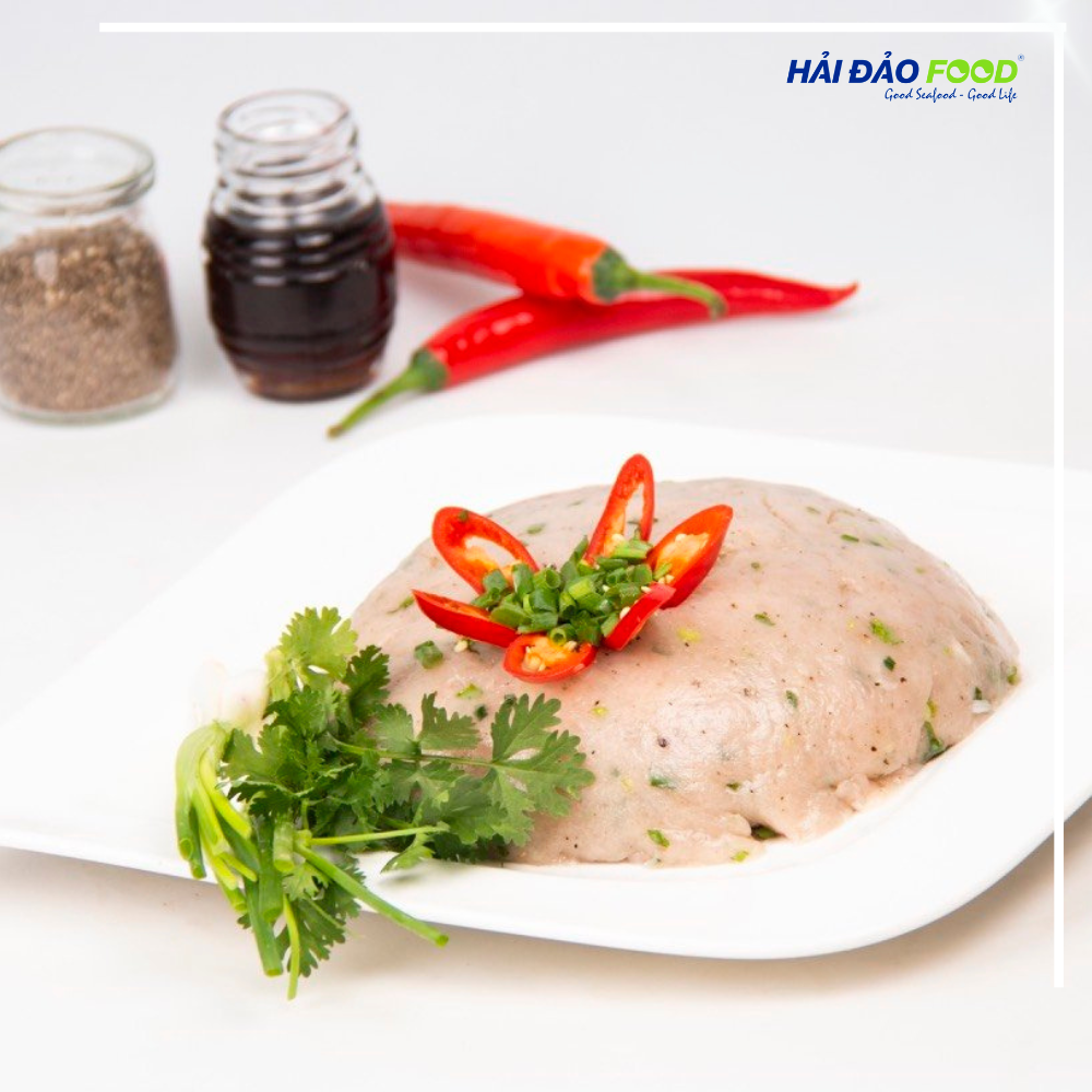 Chả Cá Thu Phú Quốc Nguyên Chất HẢI ĐẢO FOOD Hấp 200 g / TÚI