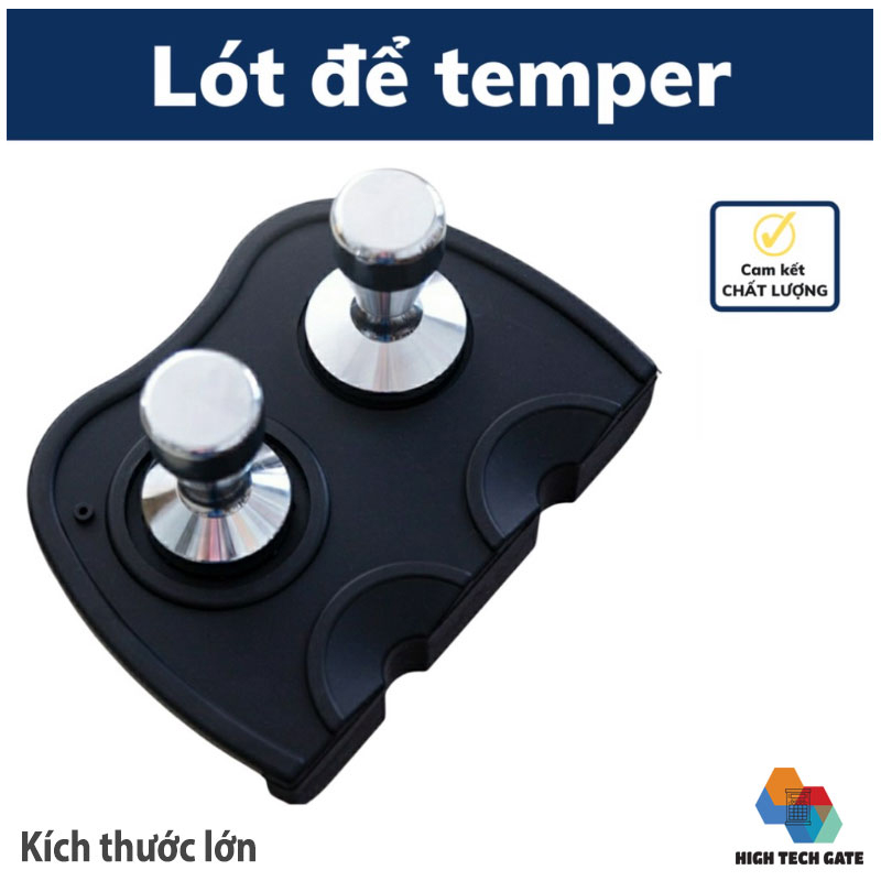 Tấm lót temper silicon M202 để bàn pha chế, dụng cụ pha cà phê espresso chống trầy xước, trơn trượt khi pha