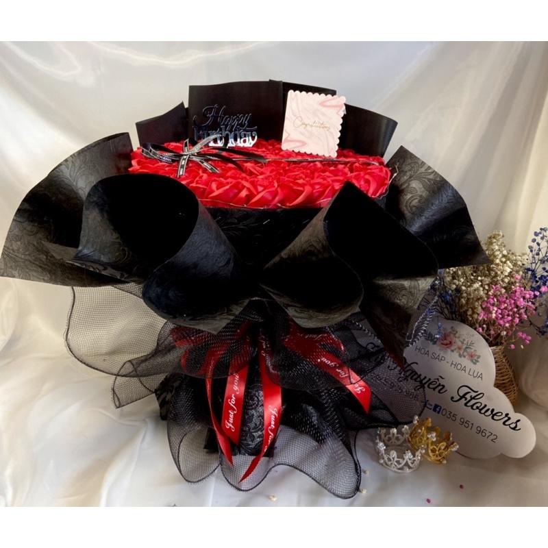 -BÓ HOA HỒNG SÁP 99 BÔNG