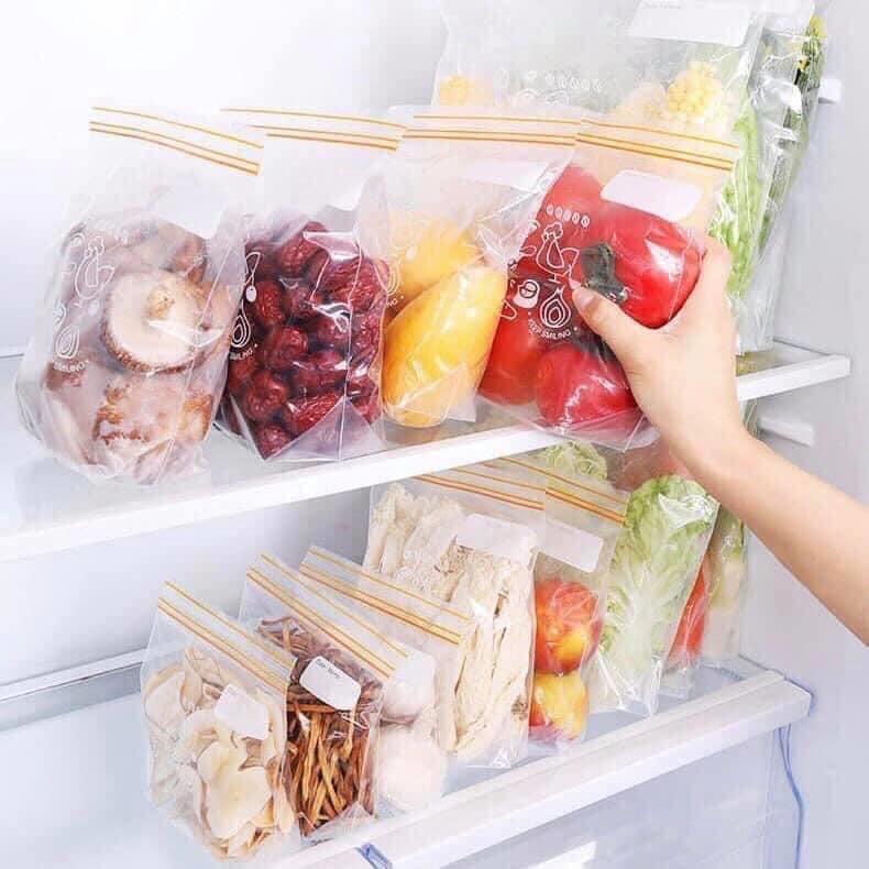 SET 3 HỘP TÚI ZIP ĐỰNG THỰC PHẨM NHIỀU KÍCH CỠ TIỆN DỤNG