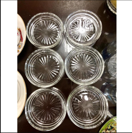 Đế Lót Ly thủy Tinh Đường Kính 8.5cm | Thủy Tinh Cao Cấp Nhập Khẩu Thái Lan