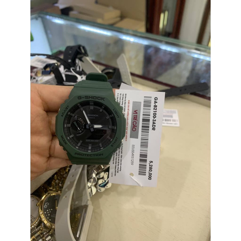 Đồng hồ G-Shock Casio Anh Khuê bảo hành 5 năm GA-B2100-3ADR